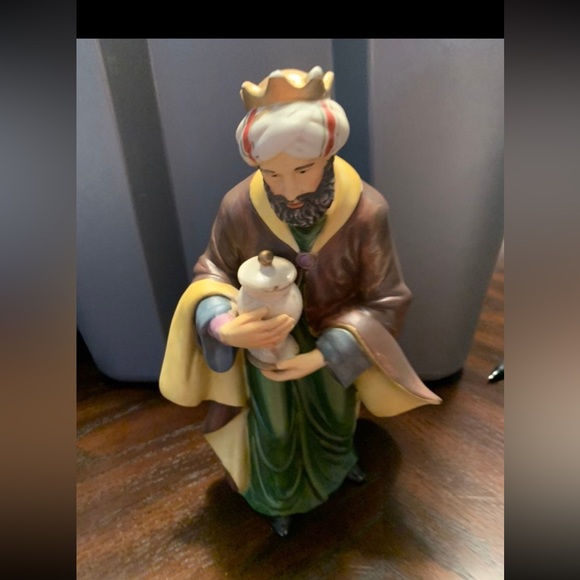 GRANDEUR NOEL Nativity Replacement Wise Man Ceramic O'Well RARE VINTAGE - Picture 10 of 12